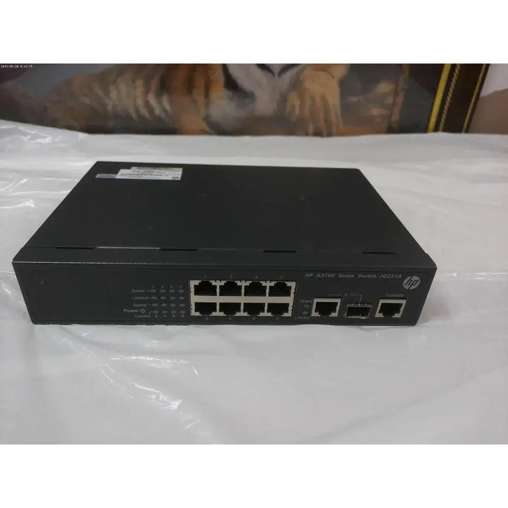 JG221A#ACF HP Networking 3100-8 v2 SI 8-Ports 10/100 RJ-45